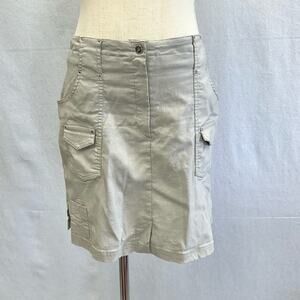 JAMIE SADOCK size 4 cargo Golf Skort Skirt shorts tan khaki pickle ball